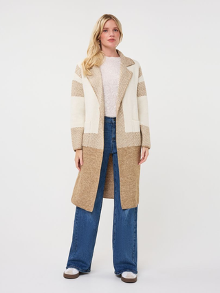 Cardigan w/ Stripes