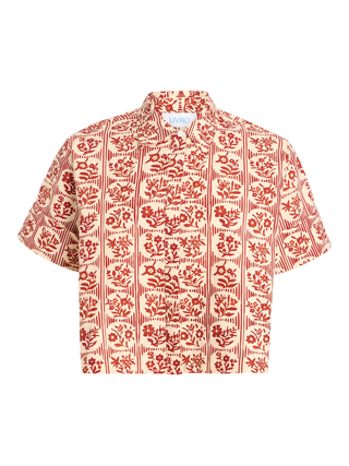 Club Shirt - Brick Bloom