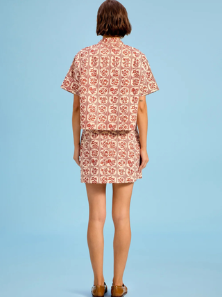 Club Shirt - Brick Bloom