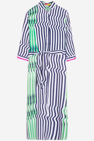 Antonella Dress - Wavy Stripe