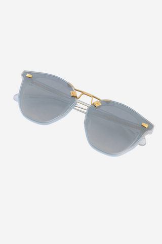 Beau Nylon Powder Blue 18K Mirrored