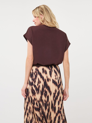 T-Shirt Roll Up Slve Satin