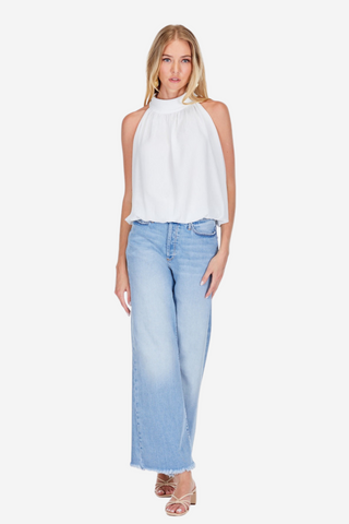 BUBBLE HEM HALTER