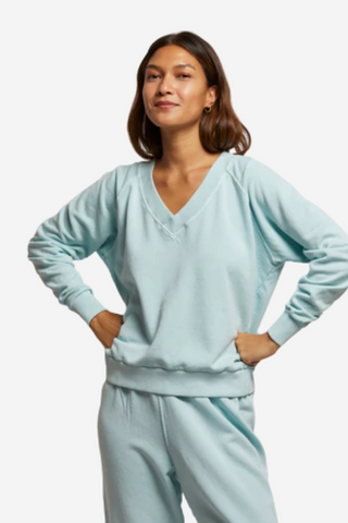 Sinead Relaxed V-Neck Sweatshirt