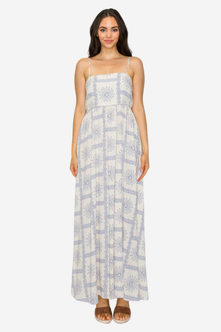 Mediterranean Glow Maxi Dress