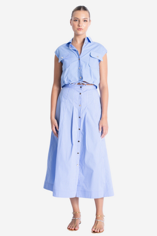 Eden Button Down Skirt