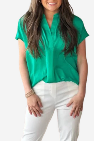 Short Sleeve Airflow Blouse