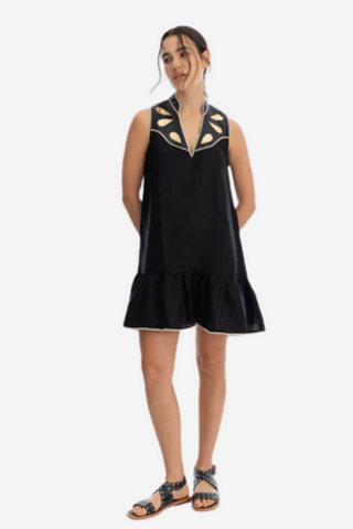 Far West Linen Dress