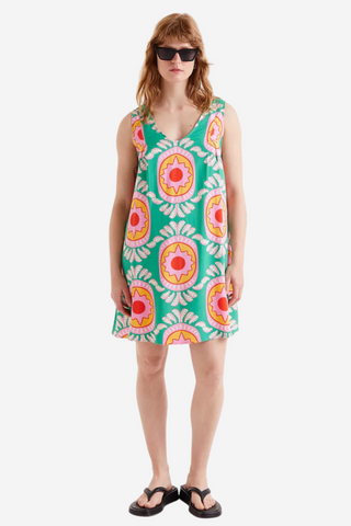 Curitiba Printed Short Dress