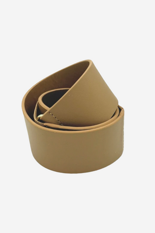 Tan Stretch Belt - Genuine Leather