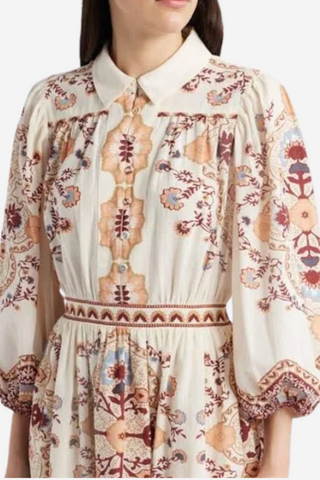 Leigh Mini Dress - Ivory Lagos