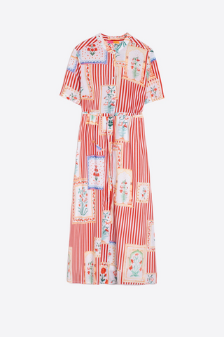 Aroa Patchwork Dress