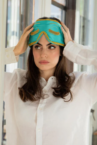 Breakfast at Drowsy Silk Sleep Eye Mask