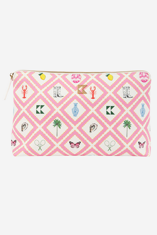 Oversized Accessory Bag in Story Pink
