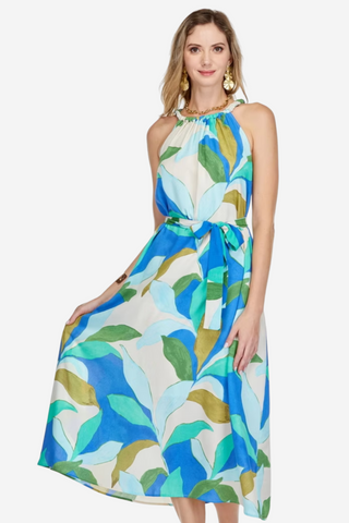 Braided Neck Halet Maxi Dress