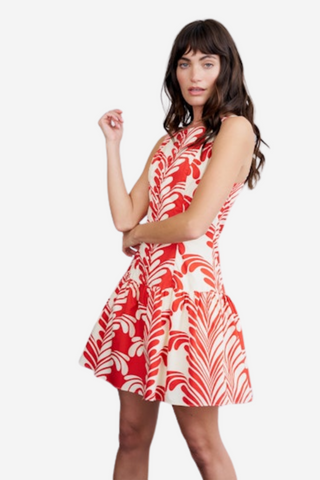 Sade Sleeveless Flare Mini Dress