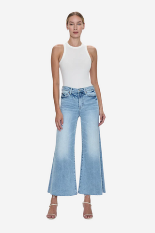 Izzy Mid Rise Wide Leg Crop - Strive