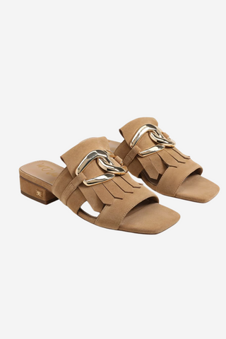 Darby Slide Block Heel Sandal
