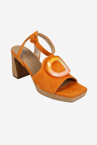 Marty Jeweled Platform Heel