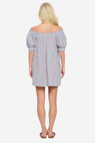 Aegean Plaid Dress