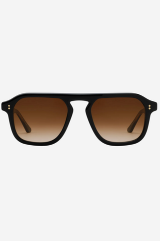 Zander Sunglasses Black + Black Tea