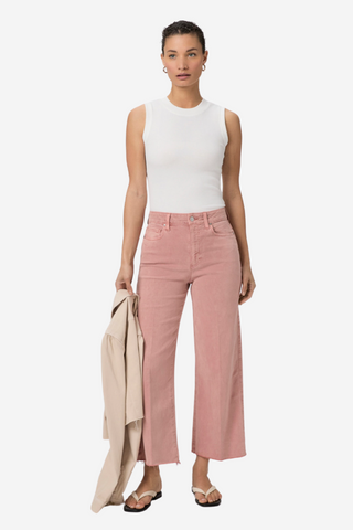 Anessa Wide Leg Jean - Vintage Rose Tint