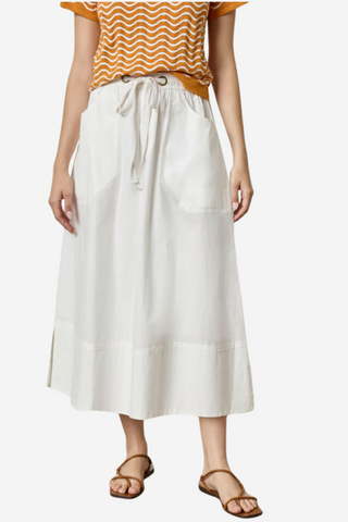 Long Poplin Skirt