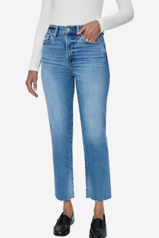 Charlie High Rise Straight Jean