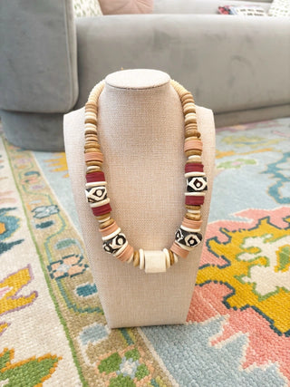 Wild West Necklace Beige