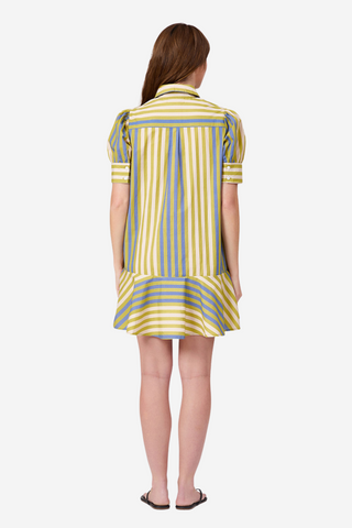 Liv Dress - Chartreuse Stripes