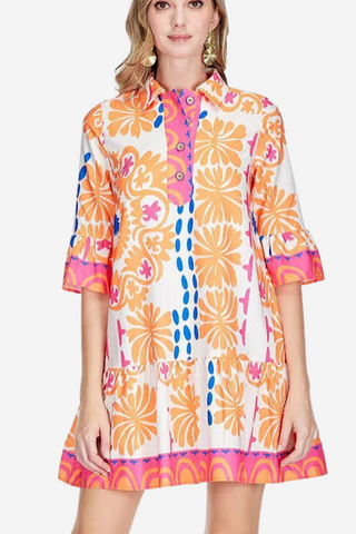 Ruffle Swing Dress
