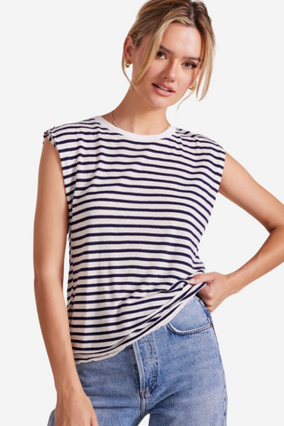 Sleeveless Crewneck Tee