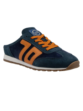 Venice Backless Sneaker in Velvet Blue