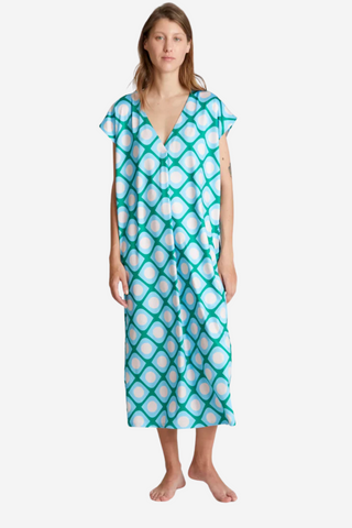 Poniente Printed Long Kaftan