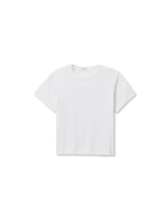 Fitz Viscose Ribbed Crewneck Tee