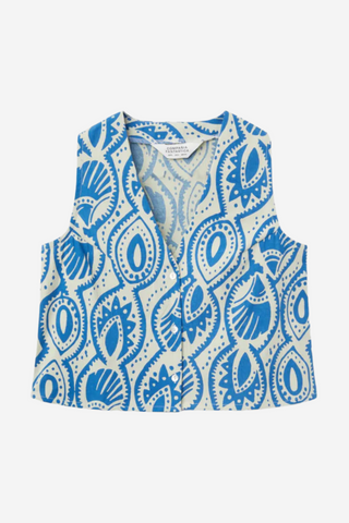 Aquaria Printed Sleeveless Top