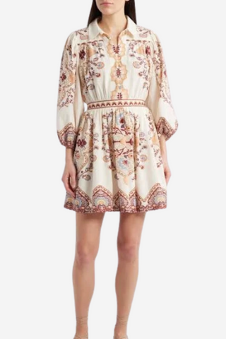 Leigh Mini Dress - Ivory Lagos