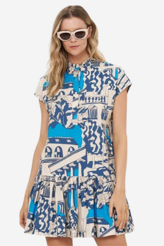 Cap Sleeve Mini Dress