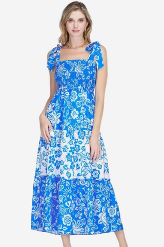 Smocked Top Maxi Dress