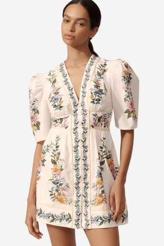 Sweet Bloom Dreamscape Mini Dress - Farm Rio