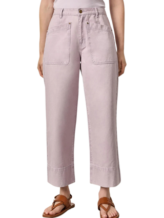 Twill Straight Leg Pant