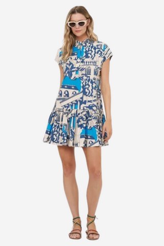 Cap Sleeve Mini Dress