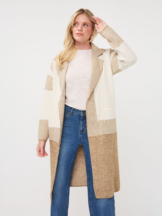 Cardigan w/ Stripes
