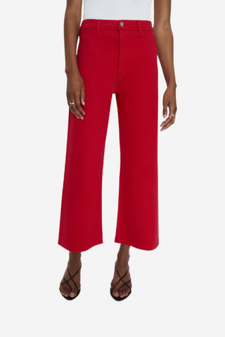 Penny High Rise Wide Jean - Ruby