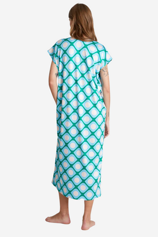Poniente Printed Long Kaftan