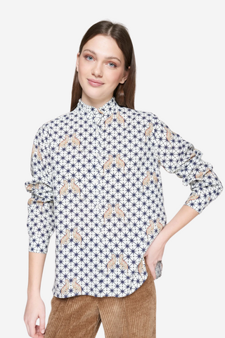 Andy Leopard Blouse