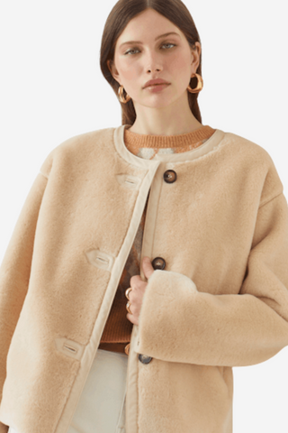 Elton Jacket in Beige