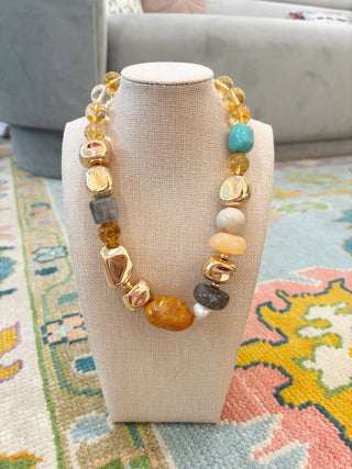 Multi Stone Necklace