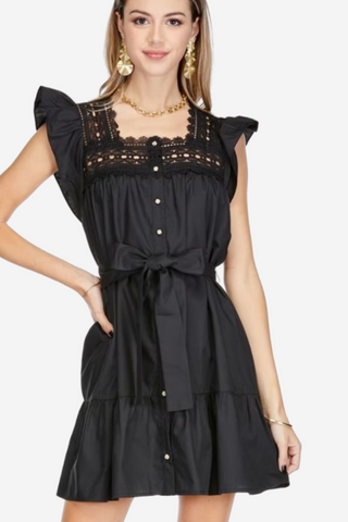 Lacey Dress - Black