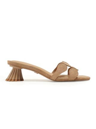 Bunny Heel Sand Suede